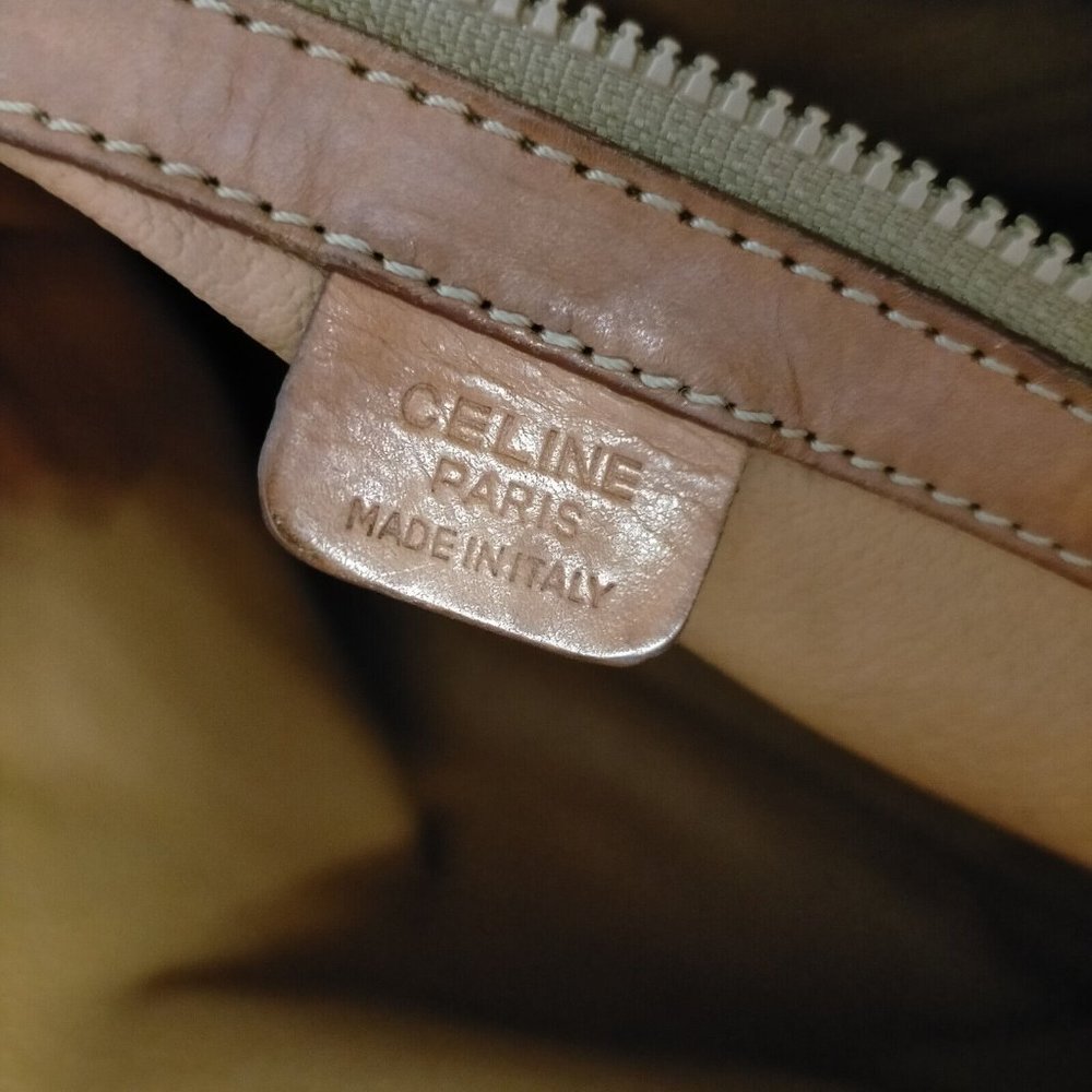 CELINE Hand Bag Brown PVC - Picture 7 of 9